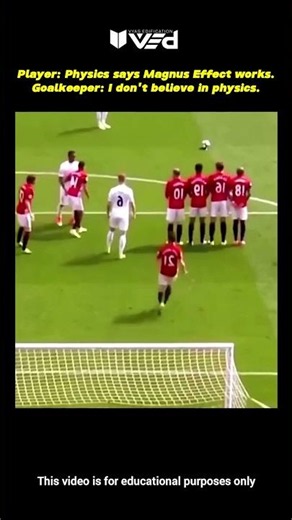 Does Magnus Effect REALLY Defy Physics Rules? 😳⚽🌀 #shorts