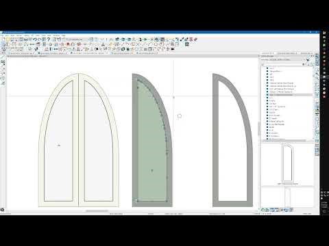 Arched Cabinet Door - Trace Shape - Chief Architect