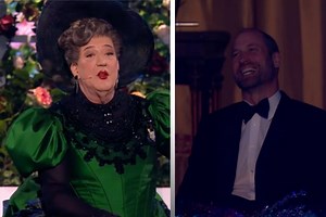 Stephen Fry pokes fun at Prince William’s Aston Villa during Royal Variety Show appearance