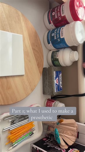 See the next part to watch the process @Mouldlife #prosthetic #makeup #sfx #horror #fyp