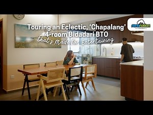 Touring an Eclectic, ‘Chapalang’ 4-room Bidadari BTO that's Made for Entertaining