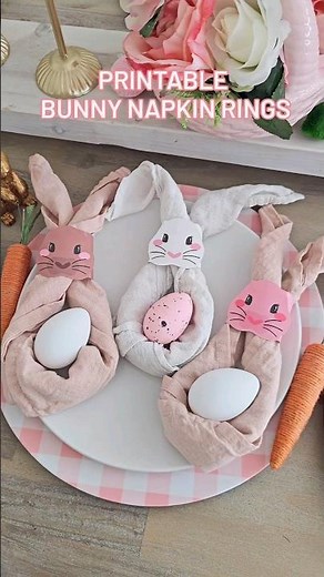 Free Printable Easter Napkin Rings