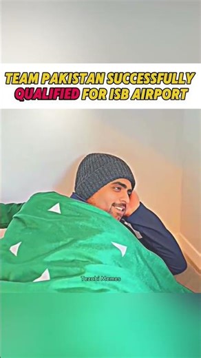 Pakistani Team qualified for isb airport✈️ 😂 #funny #cricket