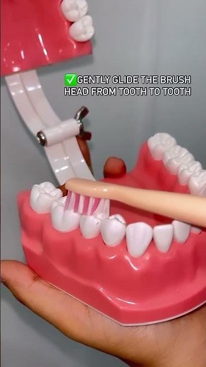 What is the right technique while brushing with an Electric Toothbrush? | ORACURA #oralcare