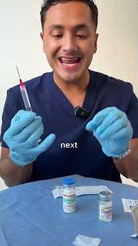 Learn the proper technique for safely reconstituting medications to ensure accurate dosing #nursing