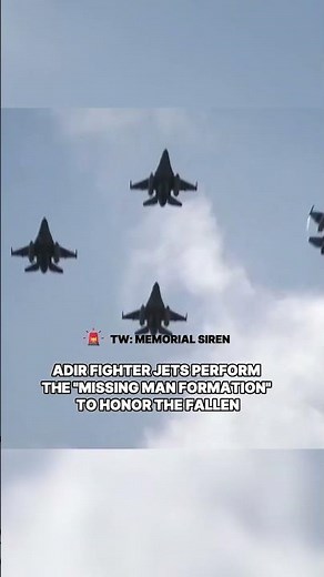 F-35 Adir Jets Perform Memorial Flyover