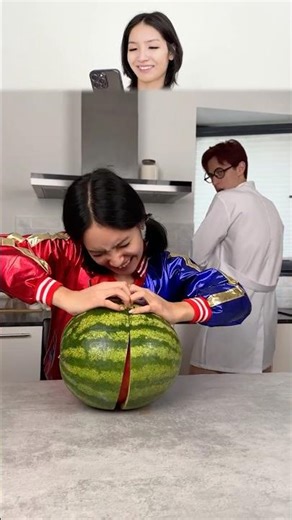 Watermelon experiment gone wrong😯🍉