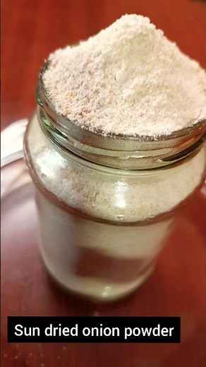Sun Dried Onion Powder || How To Make Onion Powder At Home