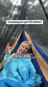 Have you tried Hammock camping? It doesn't get much better than this! ✨  Easy 60-second setup  Holds up to 225kg (room for two!) ✅ Lightweight and Compact ⛺ Comfortable & Bug Free  We plant 4 trees for every purchase Free Shipping + Lifetime Warranty Bundle and Save Now! ⌛ | Nakie | Facebook