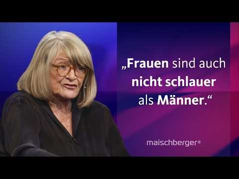 Alice Schwarzer: Is the patriarchy making a comeback? | maischberger