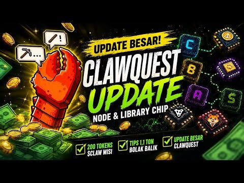 Update Tutorial Chip Library ClawQuest - Airdrop Telegram Terbaru 2026