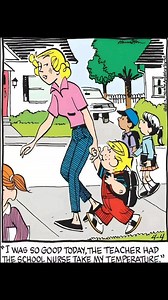 DENNIE THE MENACE 😂😂 . . . #ComicsKingdom #DennisTheMenace #comics #dailycomics #parenting #school DENNIS THE MENACE 😂 . . #comicsKimgdom #dennisthemenace #dailycomedy #dailycomics #funny #dailycontent #parenting #schooldays #funnycomics | Dennis Menace Family