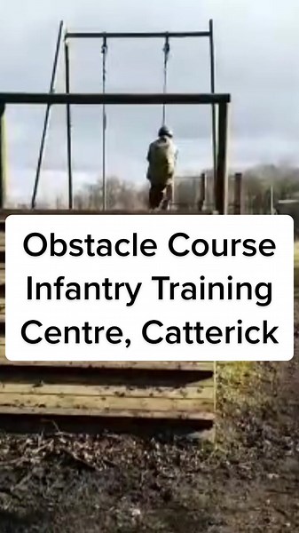 Obs course, ITC, Catterick. We filmed every obstacle and prior to anyone going on it, we would showcase the correct technqiue via a video beforehand. Practical followed the theory. #fyp #military #militarytiktok #foryourpage #redonchallenge #redonrevolution #coachmikechadwick #army #infantry