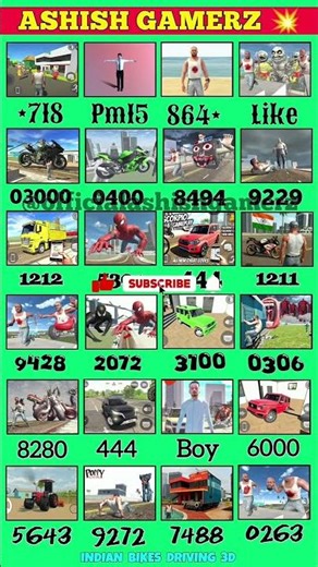 🛺 rickshaw + Bus + Monster truck + All new cheat codes 💥 Indian bike driving 3d