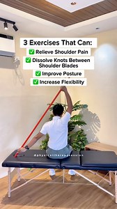 735K views · 5.7K reactions | ✅ Shoulder Pain Relief ✅ Dissolving The Knots Between Your Shoulder Blades & ✅ Improve Your Posture With These 3 Daily Exercises!!  | Physical Therapy Session | Facebook