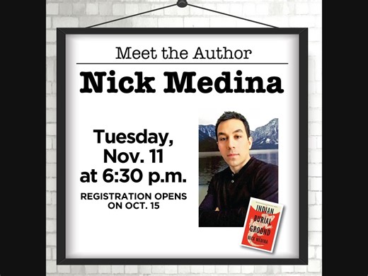 Author Nick Medina to Visit Orland Park Public Library