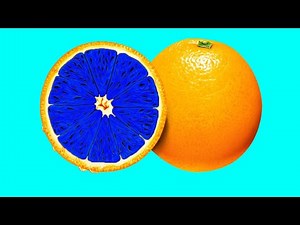 과일, 채소 및 버섯 내부의 숨겨진 패턴 스톱 모션. Hidden Patterns Inside Fruits, Vegetables and Mushrooms stop-motion 3