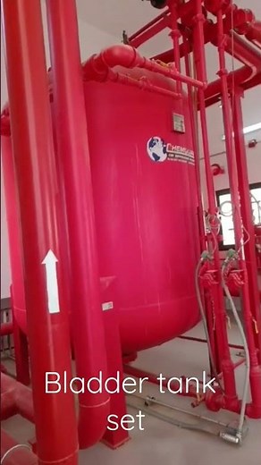 bladder tank installation