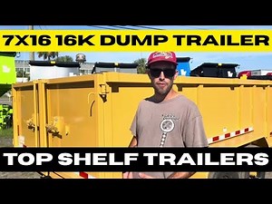Dump Trailer Day: Going to Top Shelf Trailers to pickup our Brand New 7x16 Dump Trailer!