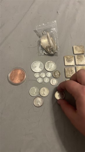 My silver stack part 5 #preciousmetalsinvestment #silver #silvercoins