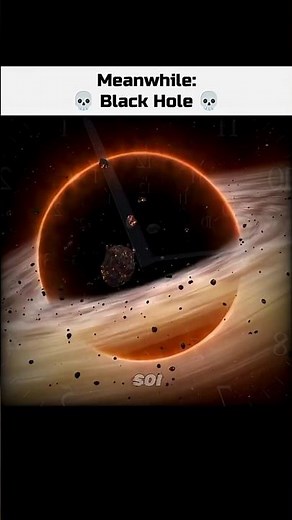 Time vs Black Hole 💀⏳#Shorts #Science #Space #Astronomy #BlackHole #Earth
