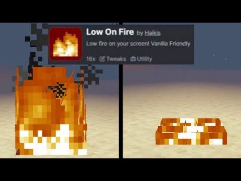 Low fire texture pack for mcpe | MCPEDL |