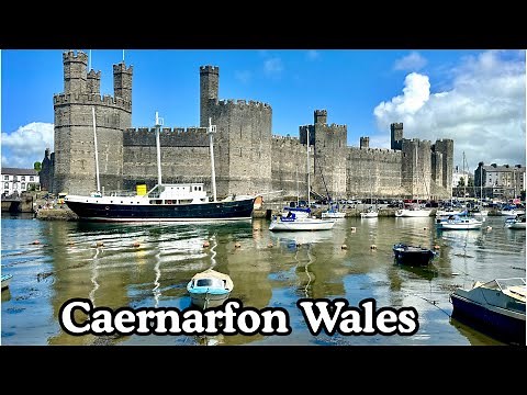 CAERNARFON CASTLE AND TOWN NORTH WALES-WALKING TOUR