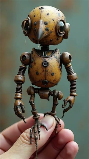 It Lives in Old Pipes and Eats Your Blood Metal 🤢 #tinyterror #horrorcharacter #creepy #horror