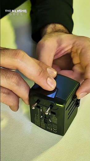 Universal Travel Adapter You Must Carry ✈️ #traveladapter #techgadgets #travelgear