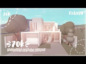 Bloxburg | 70k Modern Budget Family Home | House Build