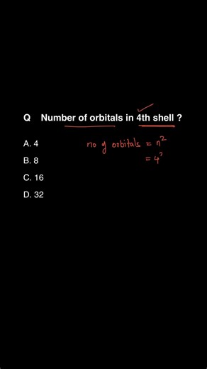 Orbitals Formula in 10 sec ⚡ JEE Trick