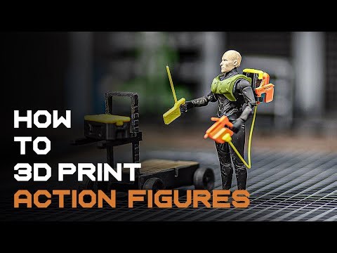 How to 3D print action figure