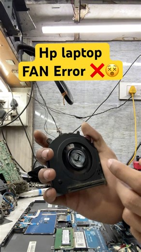 Hp laptop fan error problem ✅ #shorts #shortvideo #helpbyravi #laptoprepair #laptoprepairing #vlog
