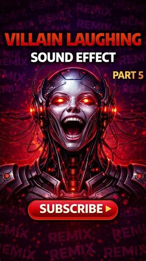 Female Robot Villain Laugh Sound Effect 🤖 | Evil AI Laugh SFX (Part 5)