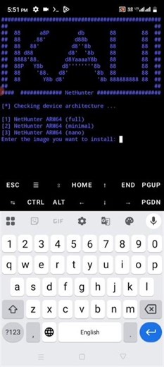 Kali Nethunter Eroor