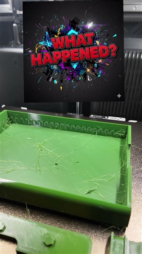 Why did the print fail? 😭 #3dprinting #3dprinter #failure