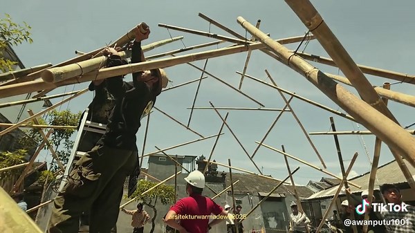 Bamboo Tensegrity Workshop: Building Unique Structures