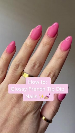 44K views · 239 reactions | How to create a glossy French tip using dip powder  shade:壟 #SundayBrunch | Nailboo | Facebook