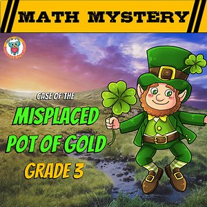 3rd Grade St Patrick's Day Math Activity -  St. Patrick's Day Math Mystery