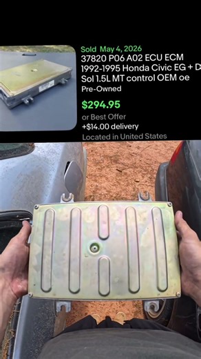 I made $500 in 10 minutes at pull a part #cars #mechanic #fyp #cartok #civic #money