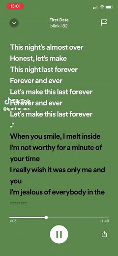 First Date by Blink-182 Lyrics Video