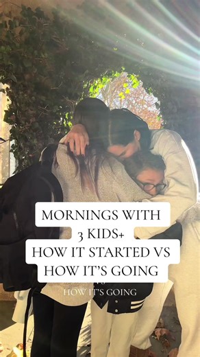 MORNINGS WITH 3 KIDS HOW IT STARTED VS HOW ITS GOING @Alix Earle 🫠 | Alix Earle