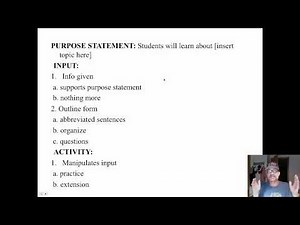 Basic Lesson Plan Format