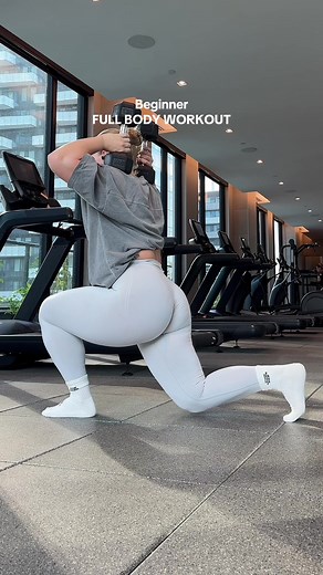 Beginner Full Body Dumbbell Workout | Gym Girls Confidence Boost