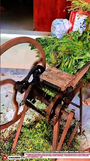 Best Innovative Manual Grass Cutting Machine Tool for Fast Feed #innovative