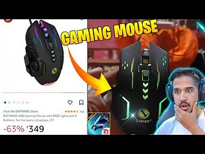 ENTWINO USB Wired Gaming Mouse || Best Gaming Mouse With RGB Light Under Rs 300 || Gaming Mouse