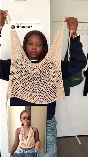 Easy crochet cowl neck top explanation, backless shirt, beginner friendly