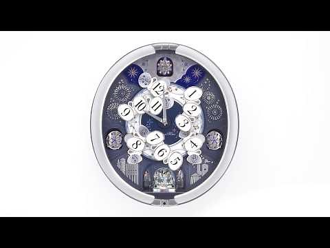 Seiko Clocks - QXM379S Seiko Glittering Starry Night Melodies In Motion #1 Best Seller