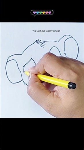 Simba the lion King drawing #drawing #ytshorts