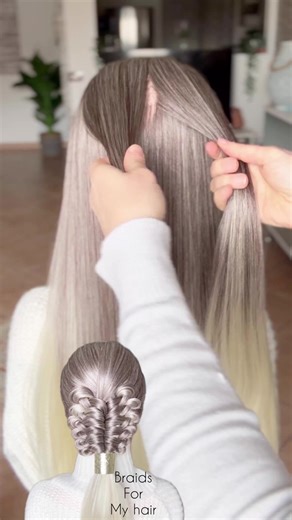 Easy Knotted Braid Hairstyle for Girls